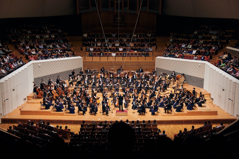 東京交響楽団、オーケストラ演奏シーン